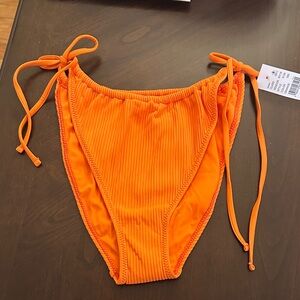 PacSun Orange Bikini Bottom Size XL
